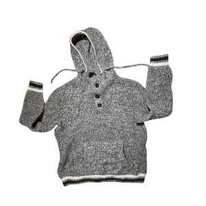 American Eagle grunge street wear Hooded Knit Sweater - S